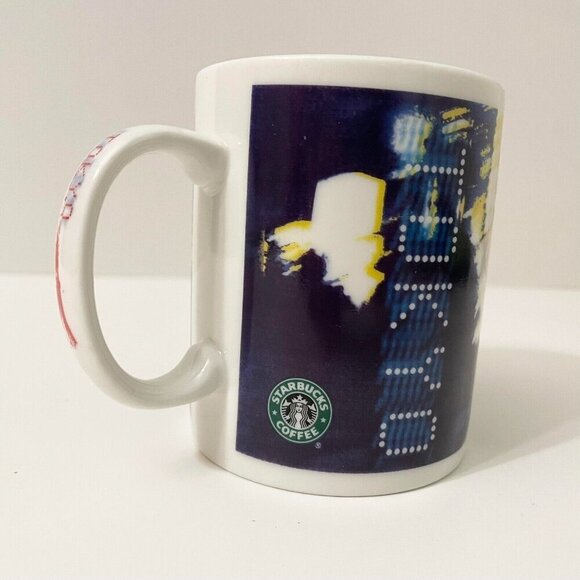 2008 Starbucks Night City Lights Design Tokyo Japan 12 oz Mug - Picture 3 of 16